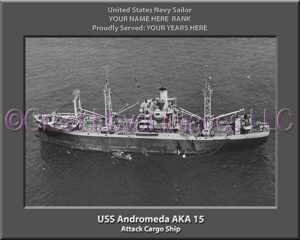 USS Andromeda AKA 15 Personalized Navy Ship Photo