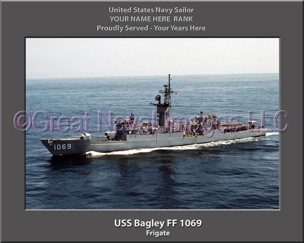 USS Bagley FF 1069 : Personalized Navy Ship Photo ⋆ Personalized US ...