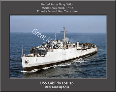 USS Cabildo LSD 16 Navy Ship Photo