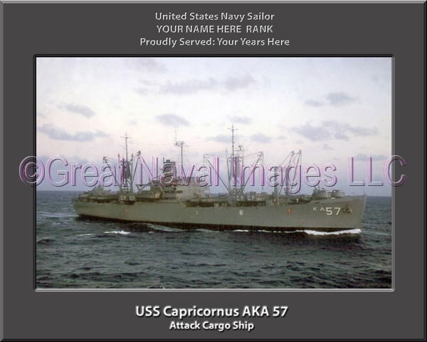 USS Capricornus AKA 57 Personalized ship Photo