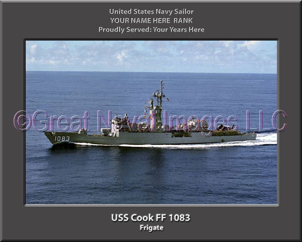 USS Cook FF 1083 : Personalized Navy Ship Photo ⋆ US Navy Veteran Memories