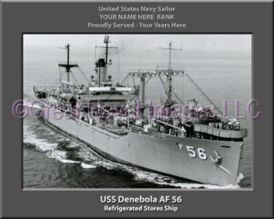 USS Denebola AF 56 Personalized ship Photo