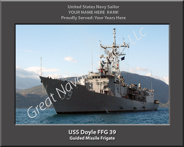 USS Doyle FFG 39 : Personalized Navy Ship Photo ⋆ US Navy Veteran Memories