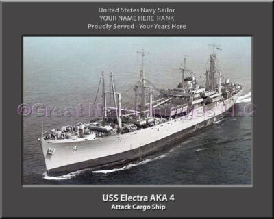 USS Electra AKA 4 Personalized ship Photo