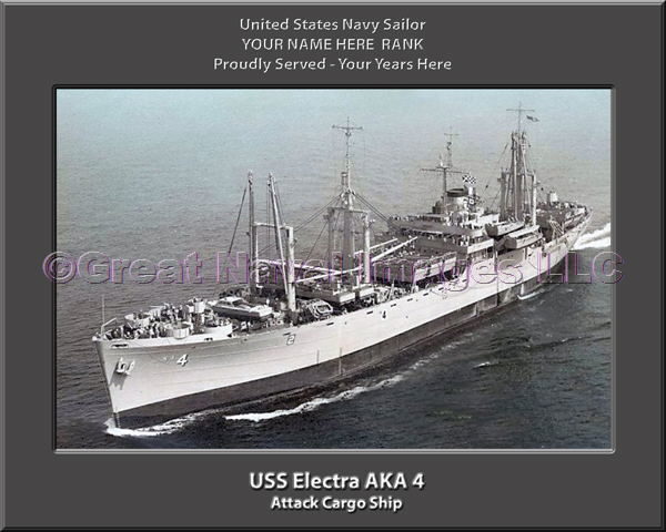 USS Electra AKA 4 Personalized ship Photo