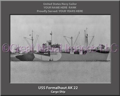 USS Formalhaut AK 22 Personalized Navy Ship Photo