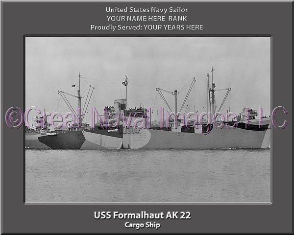 USS Formalhaut AK 22 Personalized Navy Ship Photo