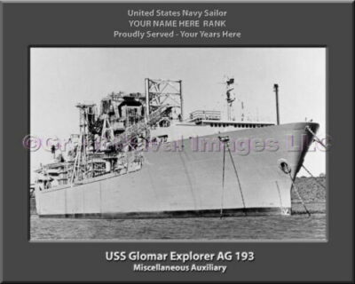 SS Glomar Explorer AG 193 Personalized ship Photo