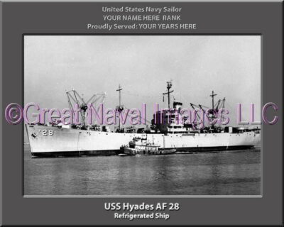 USS Hyades AF 28 Personalized Navy Ship Photo