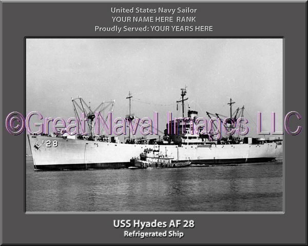 USS Hyades AF 28 Personalized Navy Ship Photo