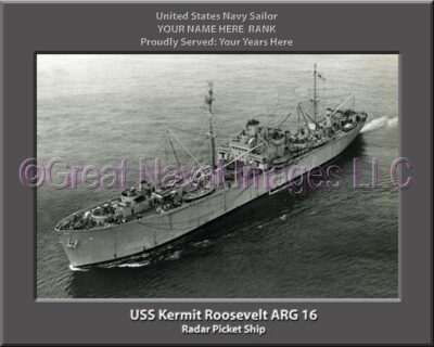 USS Kermit Roosevelt ARG 16 Personalized Navy Ship Photo