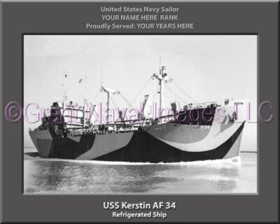 USS Kerstin AF 34 Personalized Navy Ship Photo