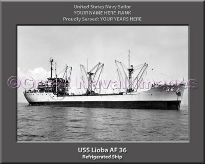 USS Lioba AF 36 Personalized Navy Ship Photo