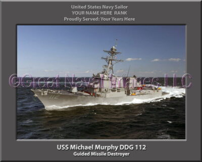 USS Michael Murphy DDG 112 Personalized Navy Ship Photo