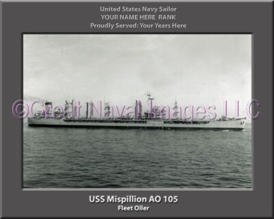 USS Mispillion AO 105 Personalized Navy Ship Photo