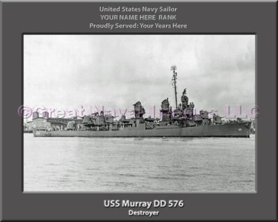 USS Murray DD 576 Personalized Navy Ship Photo