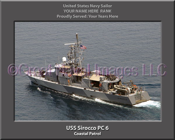 USS Sirocco PC 6 : Personalized Navy Ship Photo ⋆ Personalized US Navy ...