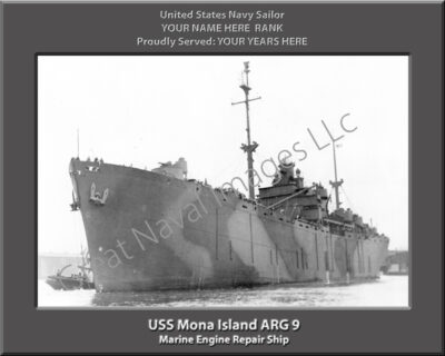 USS Mona Island ARG 9 Personalized Navy Ship Photo
