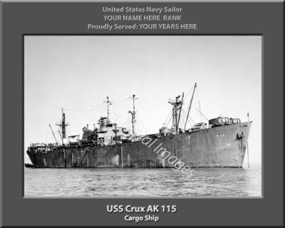 USS Crux AK 115 : Personalized Navy Ship Photo