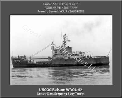 USCGC Balsam WAGL 62 Personalized Coast Guard Cutter Photo