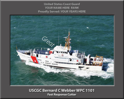 USCGC Bernard C Webber WPC 1101 Personalize Photo
