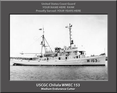USCGC Chilula WMEC 153 Personalized Navy Ship Photo
