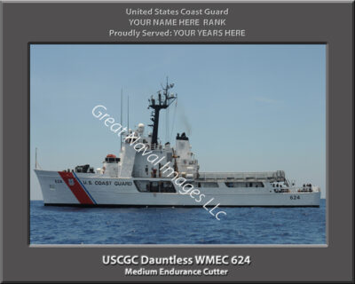 USCGC Dauntless WMEC 624 Personalized Photo