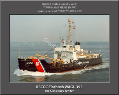 USCGC Firebush WAGL 393 Personalized Coast Guard Photo
