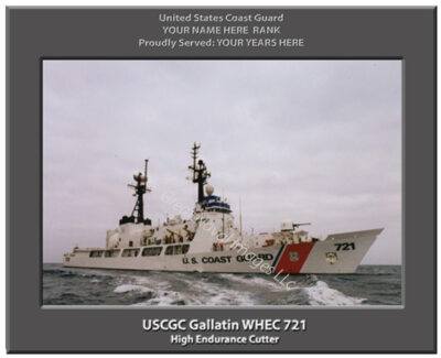 USCGC Gallatin WHEC 721 Coast Guard Cutter Print