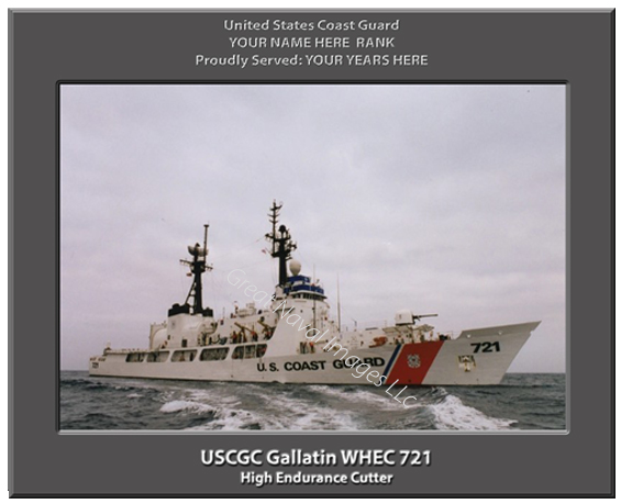 USCGC Gallatin WHEC 721 Coast Guard Cutter Print