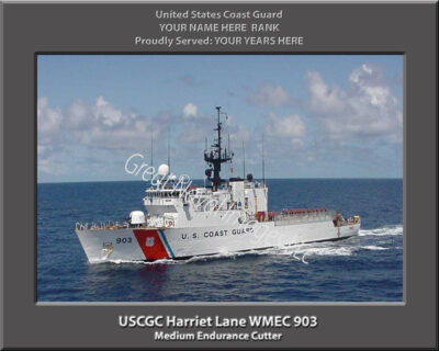 USCGC Harriet Lane WMEC 903 Personalized Coast Guard Photo