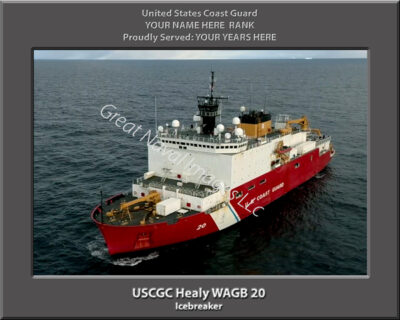 USCGC Healy WAGB 20 Personalized Coast Guard Photo