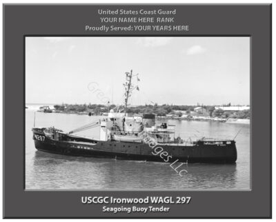 USCGC Ironwood WAGL 297 Personalized Photo