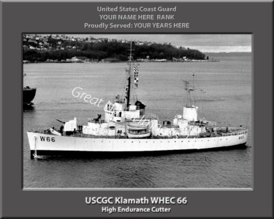 USCGC Klamath WHEC 66 Personalized Coast Guard Photo