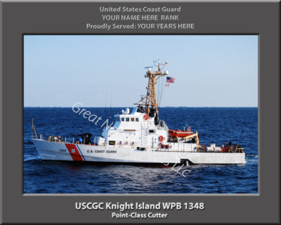 USCGC Knight Island WPB 1348 Personalized Coast Guard Photo