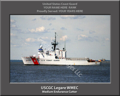 USCGC Legare WMEC 912 Personalized Coast Guard Photo