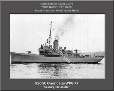 USCGC Onondaga WPG 79 Personalized Photo