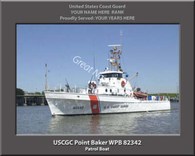 USCGC Point Baker WPB 82342 Personalized photo