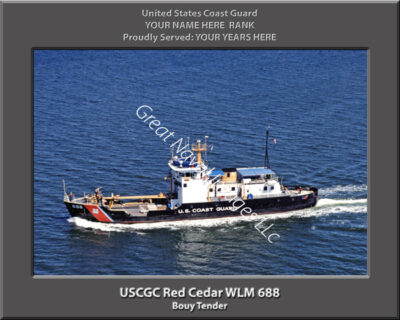 USCGC Red Cedar WLM 688 Personalized Photo
