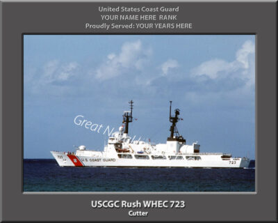 USCGC Rush WHEC 723 Personalized Photo