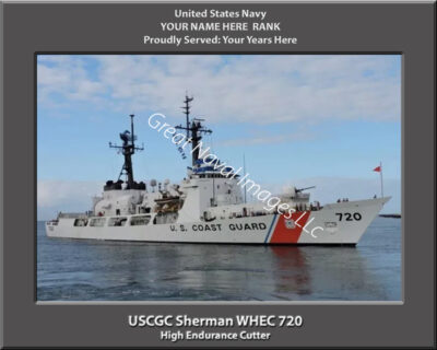 USCGC Sherman WHEC 720 Personalized Coast Guard Cutter