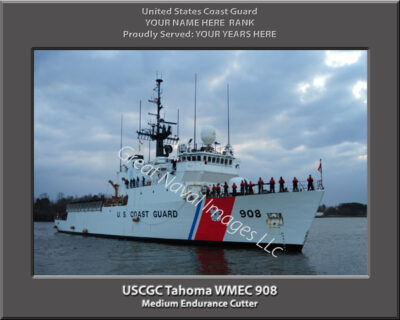 USCGC Tahoma WMEC 908 Personalized Coast Guard Cutter Photo