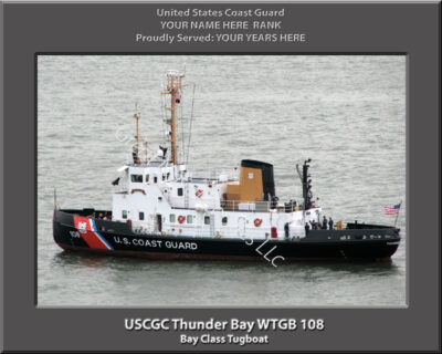 USCGC Thunder Bay WTGB 08 Personalized Coast Guard Cutter Print
