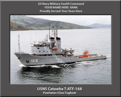 USNS Catawba T-ATF-168 Personalized Photo