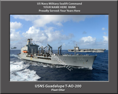 USNS Guadalupe T-AO-200 Personalized Photo