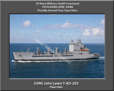 USNS John Lewis T-AO-205 Personalized Photo