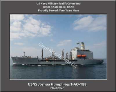 USNS Joshua Humphries T-AO-188 Personalized Photo