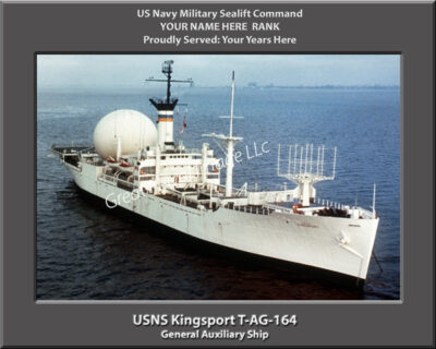 USNS Kingsport T-AG-164 Personalized Photo