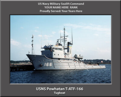 USNS Powhatan T-ATF-166 Personalized Photo