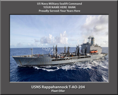 USNS Rappahannock T-AO-204 Personalized Photo